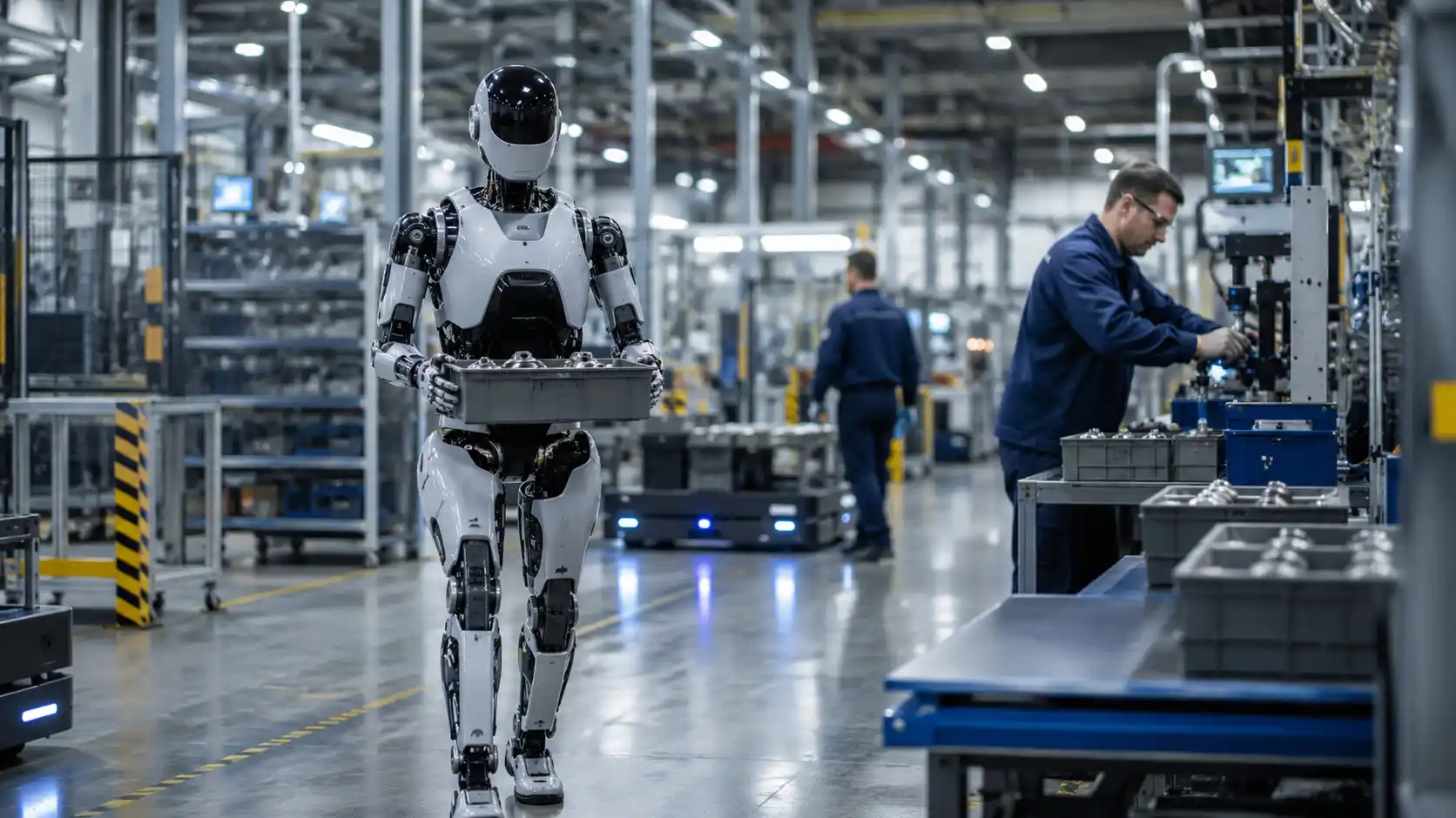 Robot AI Masuk Pabrik, Benarkah Pekerjaan Manusia Mulai Terancam?